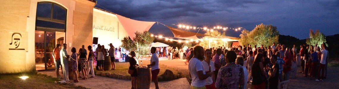 soirée vin au Domaine Augé à Boujan Sur libron